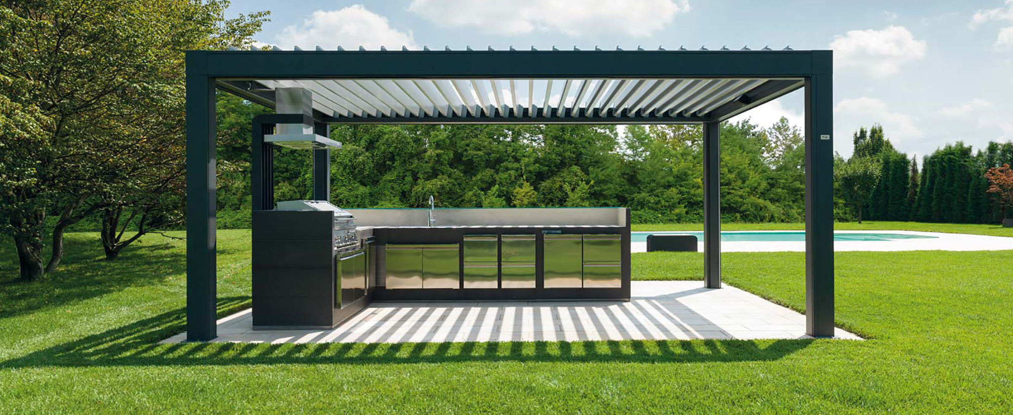 Pergole a lame frangisole di Design